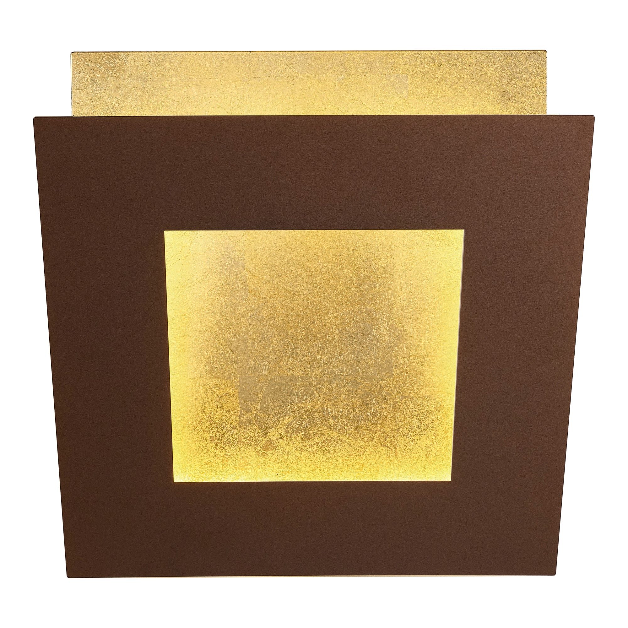 M8146  Dalia 40cm Wall Lamp 40W LED Gold/Rust Brown